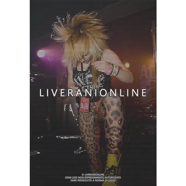 - Pictured is: Singer Ana Nowosielska and hotly tipped Scottish rock band Altered Sky performing live at King Tuts, Glasgow, Scotland, UK - 7th January 2014 AG ALDO LIVERANI SAS ONLY ITALY