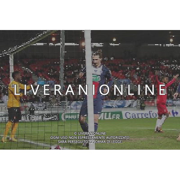 Joie Zlatan Ibrahimovic - 08.01.2014 - Brest / Paris Saint Germain - 32emeFinale Coupe de France Photo : Maxime Kerriou / Icon Sport AG ALDO LIVERANI SAS ONLY ITALY