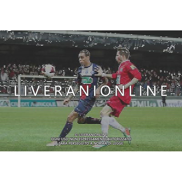 Gregory VAN DER WIEL / Benoit LESOIMIER - 08.01.2014 - Brest / Paris Saint Germain - 32emeFinale Coupe de France Photo : Maxime Kerriou / Icon Sport AG ALDO LIVERANI SAS ONLY ITALY