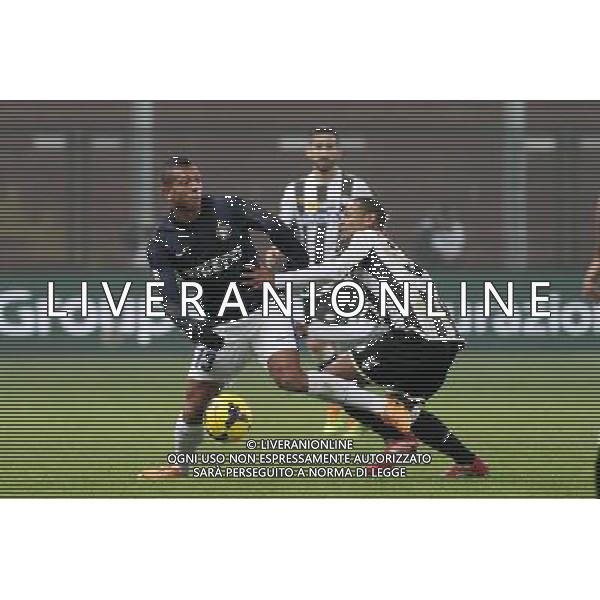 UDINESE - INTER COPPA ITALIA TIM CUP 09 GENNAIO 2014 NELLA FOTO GUARIN E ALLAN ©GARBUIO/AGENZIA ALDO LIVERANI SAS