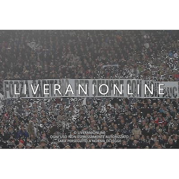 UDINESE - INTER COPPA ITALIA TIM CUP 09 GENNAIO 2014 NELLA FOTO STRISCIONE DEI TIFOSI ©GARBUIO/AGENZIA ALDO LIVERANI SAS