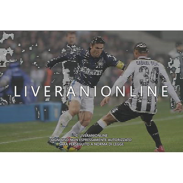 UDINESE - INTER COPPA ITALIA TIM CUP 09 GENNAIO 2014 NELLA FOTO JAVIER ZANETTI ©GARBUIO/AGENZIA ALDO LIVERANI SAS