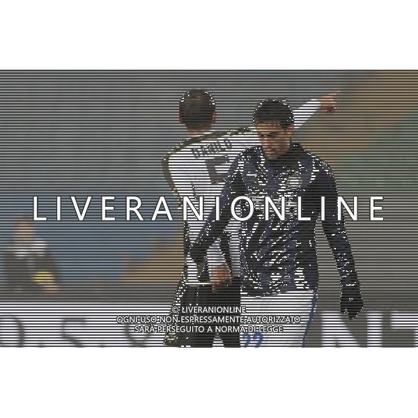 UDINESE - INTER COPPA ITALIA TIM CUP 09 GENNAIO 2014 NELLA FOTO LA DELUSIONE DEI GIOCATORI DELL\'INTER - MILITO ©GARBUIO/AGENZIA ALDO LIVERANI SAS