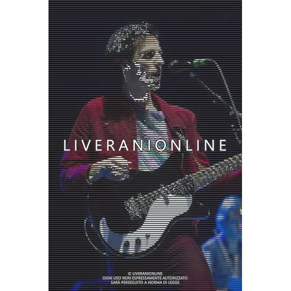 Austin Williams of Swim Deep supporting The 1975 at Brixton Academy, London, England, UK on 9th January 2014. AG ALDO LIVERANI SAS ONLY ITALY
