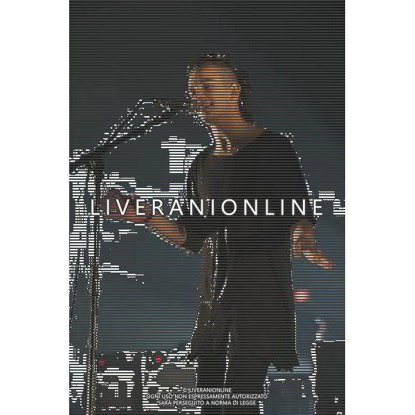 Matt Healy of Manchester indie rock band The 1975 performing at the first of three shows at Brixton Academy, London, England, UK on 9th January 2014. AG ALDO LIVERANI SAS ONLY ITALY