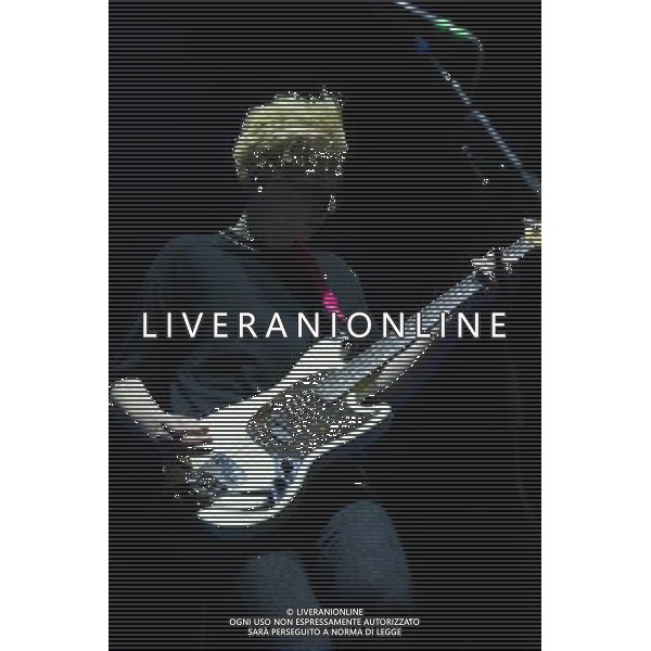 Bassist Theo Ellis of North London band Wolf Alice supporting The 1975 at Brixton Academy, London, England, UK on 9th January 2014. AG ALDO LIVERANI SAS ONLY ITALY