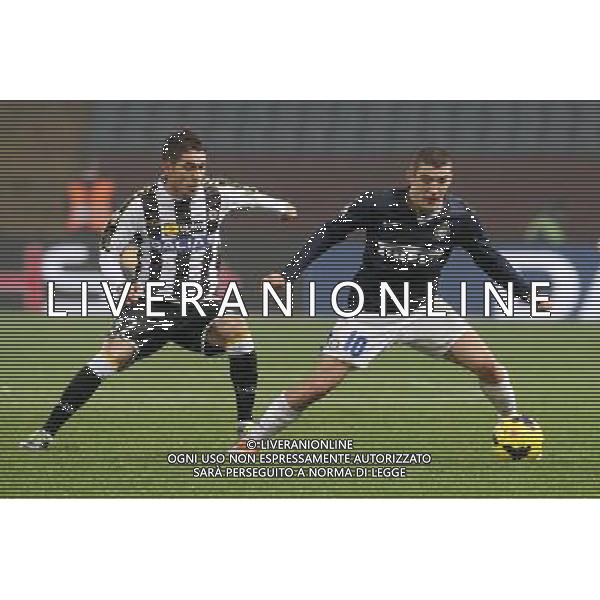 UDINE 09-01-14 TIM CUP UDINESE vs INTER NELLA FOTO:KOVACIC MATEO E PEREYRA ROBERTO FOTO PAOLA GARBUIO/AG.ALDO LIVERANI