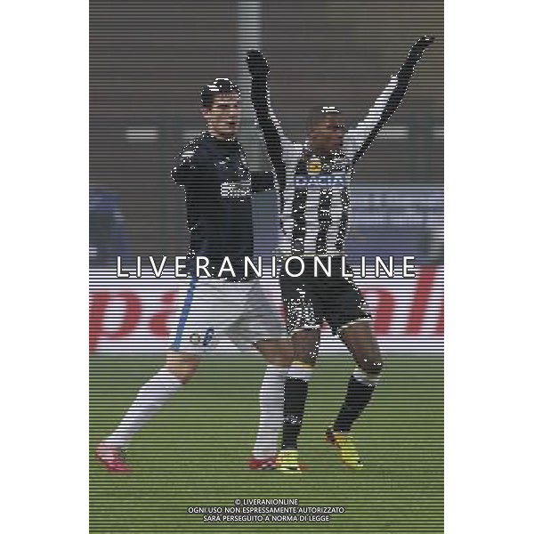 UDINE 09-01-14 TIM CUP UDINESE vs INTER NELLA FOTO:MAICOSUEL REGINALO E BUBNJIC IGOR FOTO PAOLA GARBUIO/AG.ALDO LIVERANI