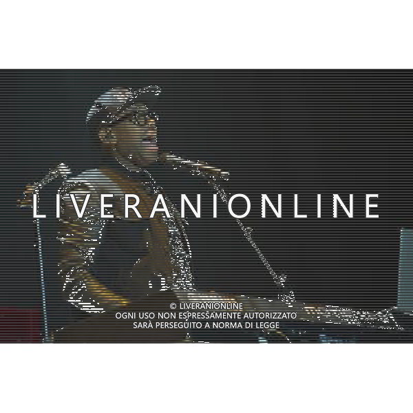 American RnB singer/producer PJ Morton (born Paul Morton Jr.) supports Maroon 5 at the first of two shows at The O2 Arena, London, England, UK on Friday 10th January 2013. ©Photoshot/Ag. Aldo Liverani s.a.s.-Only Italy-Editorial Use Only