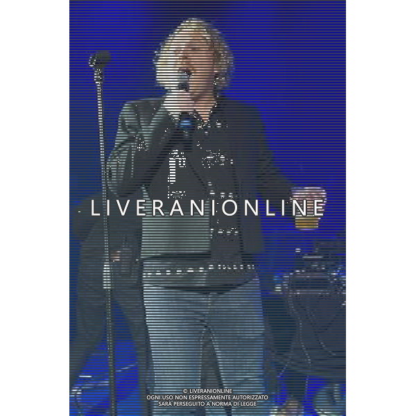 Leigh Francis (aka Keith Lemon) introduces Mel C for her 40th Birthday show at Shepherd\'s Bush Empire, London, England, UK on 11th January 2014. AG ALDO LIVERANI SAS ONLY ITALY