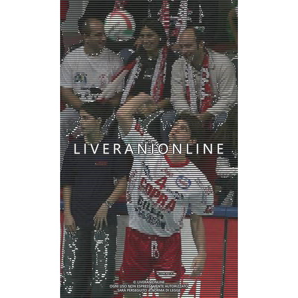 COPRA VOLLEY PIACENZA-SISLEY TRVISO 07/11/2004 NELLA FOTO CARLETTI CLAUDIO AGENZIA ALDO LIVERANI