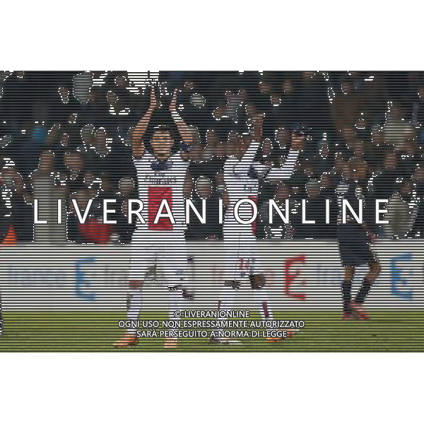 Joie Thiago Silva - 14.01.2014 - Bordeaux / Paris Saint Germain - 1/4Finale Coupe de la Ligue Photo : Manuel Blondeau / Icon Sport AG ALDO LIVERANI SAS ONLY ITALY