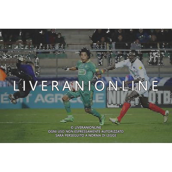 But BRANDAO - 14.01.2014 - Cannes / Saint Etienne - 1/32eFinale Coupe de France Photo : Olivier Anrigo / Icon Sport AG ALDO LIVERANI SAS ONLY ITALY