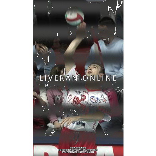 COPRA VOLLEY PIACENZA-SISLEY TRVISO 07/11/2004 NELLA FOTO GRBIC NIKOLA AGENZIA ALDO LIVERANI