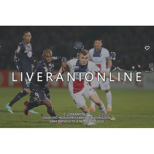 Diego Rolan / Lucas Digne - 14.01.2014 - Bordeaux / Paris Saint Germain - 1/4Finale Coupe de la Ligue Photo : Manuel Blondeau / Icon Sport AG ALDO LIVERANI SAS ONLY ITALY