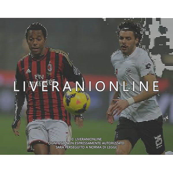 Coppa Italia TIM Cup 2013/2014 Ottavi di Finale Milano - 15.01.2014 Milan-Spezia Nella Foto:robinho baldanzeddu /Ph.Vitez-Ag. Aldo Liverani