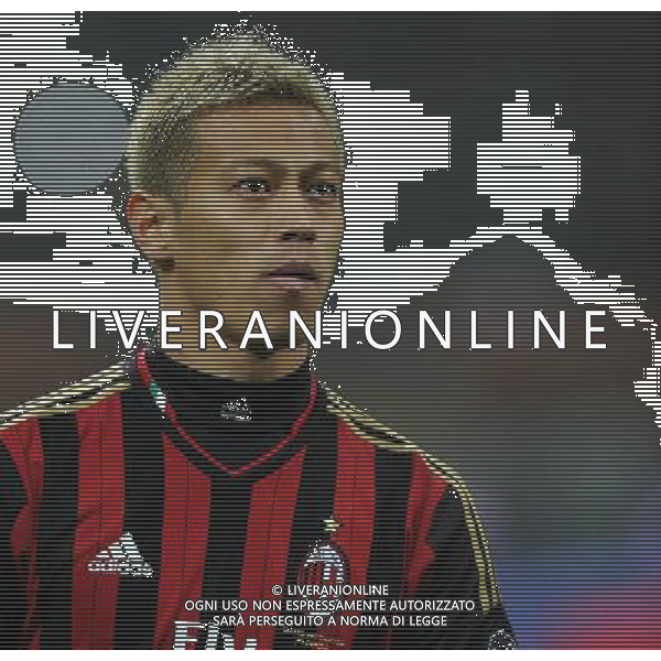 Coppa Italia TIM Cup 2013/2014 Ottavi di Finale Milano - 15.01.2014 Milan-Spezia Nella Foto:Keisuke Honda /Ph.Vitez-Ag. Aldo Liverani