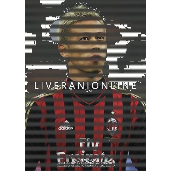 Coppa Italia TIM Cup 2013/2014 Ottavi di Finale Milano - 15.01.2014 Milan-Spezia Nella Foto:Keisuke Honda /Ph.Vitez-Ag. Aldo Liverani