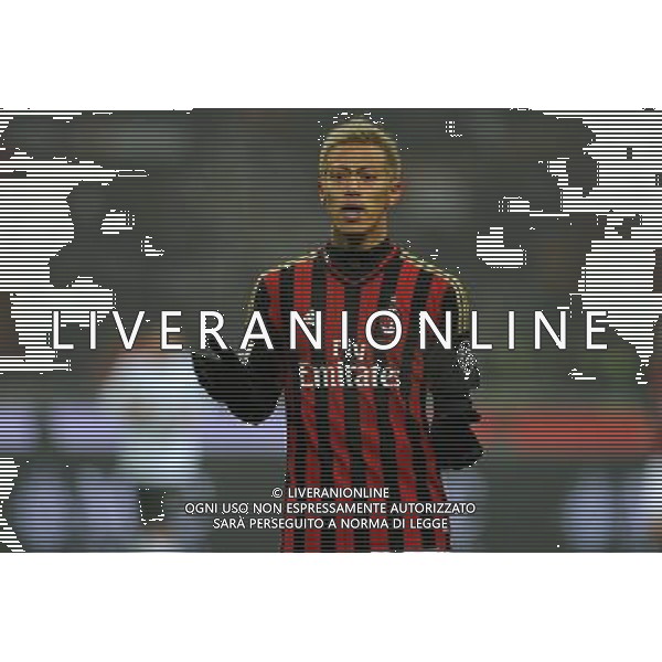 Coppa Italia TIM Cup 2013/2014 Ottavi di Finale Milano - 15.01.2014 Milan-Spezia Nella Foto:Keisuke Honda /Ph.Vitez-Ag. Aldo Liverani