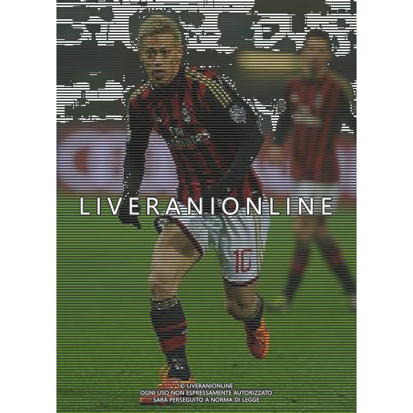 Coppa Italia TIM Cup 2013/2014 Ottavi di Finale Milano - 15.01.2014 Milan-Spezia Nella Foto:Keisuke Honda /Ph.Vitez-Ag. Aldo Liverani