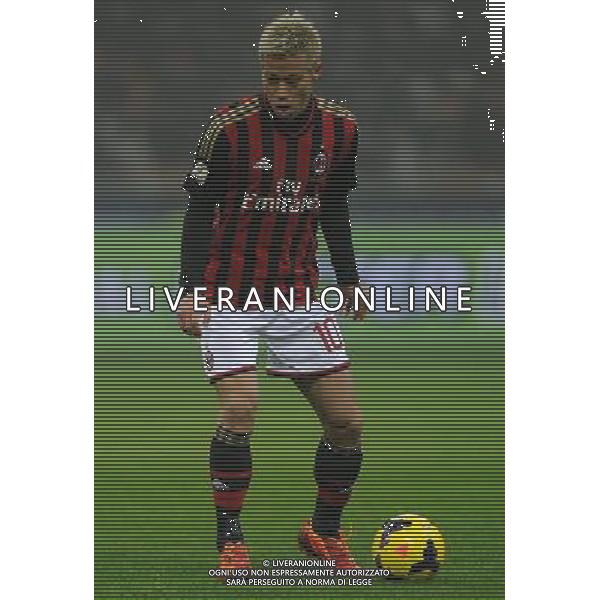 Coppa Italia TIM Cup 2013/2014 Ottavi di Finale Milano - 15.01.2014 Milan-Spezia Nella Foto:Keisuke Honda /Ph.Vitez-Ag. Aldo Liverani