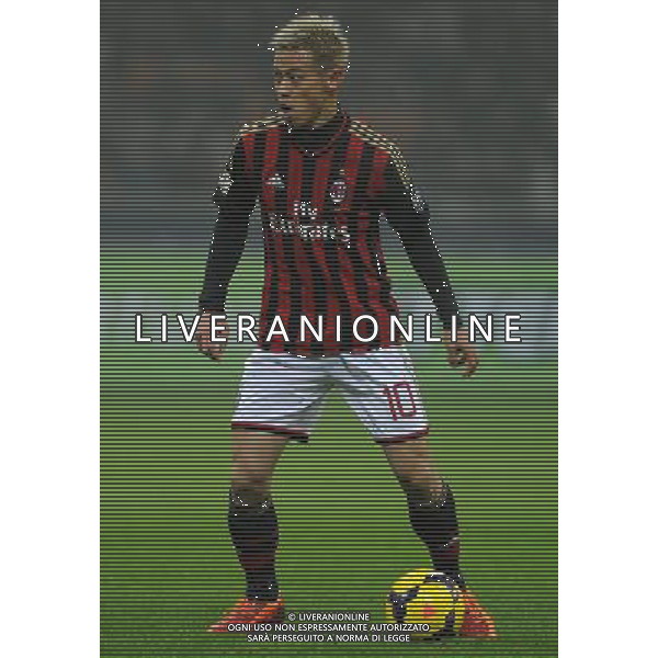 Coppa Italia TIM Cup 2013/2014 Ottavi di Finale Milano - 15.01.2014 Milan-Spezia Nella Foto:Keisuke Honda /Ph.Vitez-Ag. Aldo Liverani