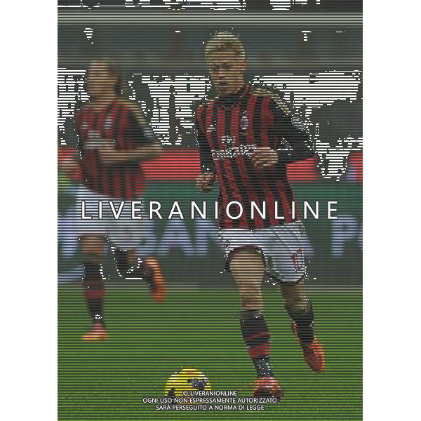 Coppa Italia TIM Cup 2013/2014 Ottavi di Finale Milano - 15.01.2014 Milan-Spezia Nella Foto:Keisuke Honda /Ph.Vitez-Ag. Aldo Liverani