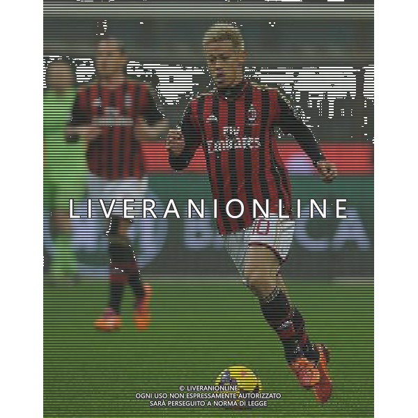 Coppa Italia TIM Cup 2013/2014 Ottavi di Finale Milano - 15.01.2014 Milan-Spezia Nella Foto:Keisuke Honda /Ph.Vitez-Ag. Aldo Liverani