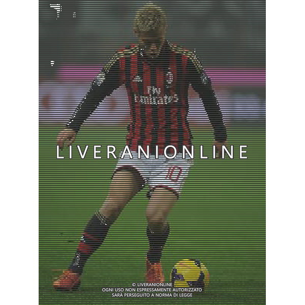 Coppa Italia TIM Cup 2013/2014 Ottavi di Finale Milano - 15.01.2014 Milan-Spezia Nella Foto:Keisuke Honda /Ph.Vitez-Ag. Aldo Liverani