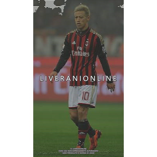 Coppa Italia TIM Cup 2013/2014 Ottavi di Finale Milano - 15.01.2014 Milan-Spezia Nella Foto:Keisuke Honda /Ph.Vitez-Ag. Aldo Liverani