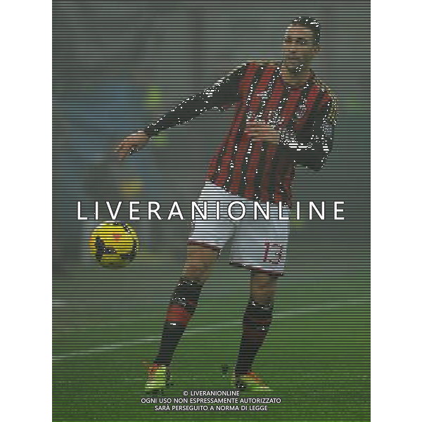 Coppa Italia TIM Cup 2013/2014 Ottavi di Finale Milano - 15.01.2014 Milan-Spezia Nella Foto:Adil Rami /Ph.Vitez-Ag. Aldo Liverani