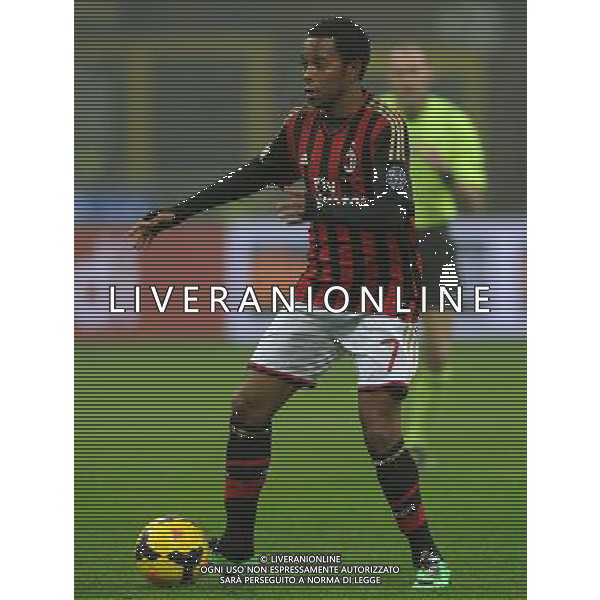 Coppa Italia TIM Cup 2013/2014 Ottavi di Finale Milano - 15.01.2014 Milan-Spezia Nella Foto:Robinho /Ph.Vitez-Ag. Aldo Liverani