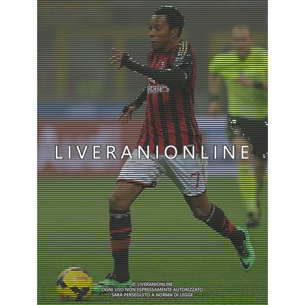 Coppa Italia TIM Cup 2013/2014 Ottavi di Finale Milano - 15.01.2014 Milan-Spezia Nella Foto:Robinho /Ph.Vitez-Ag. Aldo Liverani
