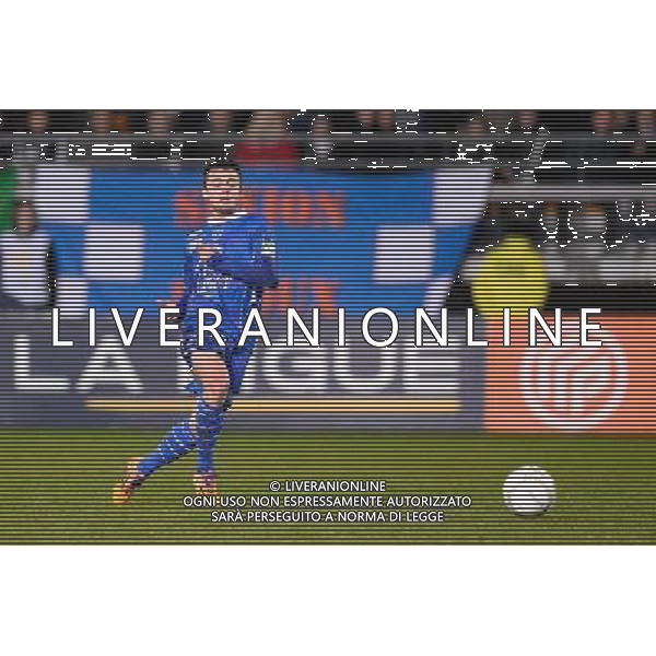 Corentin JEAN - 15.01.2014 - Troyes / Evian Thonon - 1/4Finale Coupe de la ligue Photo : Fred Porcu / Icon Sport AG ALDO LIVERANI SAS ONLY ITALY