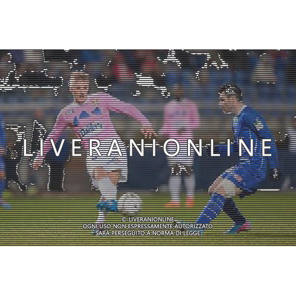 Daniel WASS / Yoann COURT - 15.01.2014 - Troyes / Evian Thonon - 1/4Finale Coupe de la ligue Photo : Fred Porcu / Icon Sport AG ALDO LIVERANI SAS ONLY ITALY