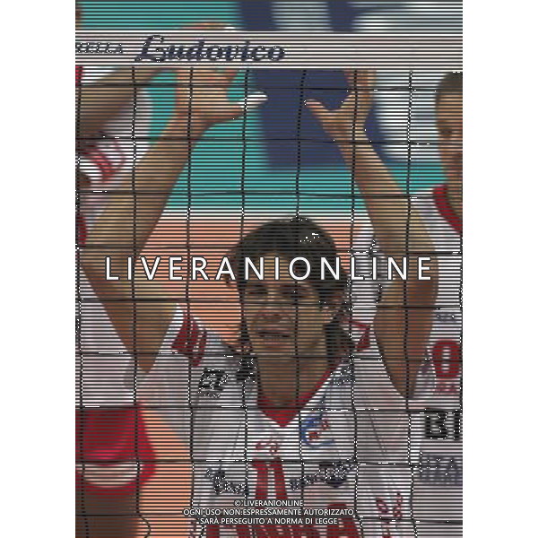 COPRA VOLLEY PIACENZA-SISLEY TRVISO 07/11/2004 NELLA FOTO ZLATANOV HRISTO AGENZIA ALDO LIVERANI