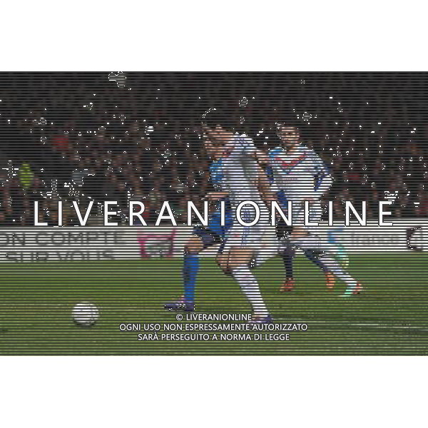 Goal Yoann GOURCUFF - 15.01.2014 - Lyon / Marseille - 1/4Finale Coupe de la Ligue Photo : Jean Paul Thomas / Icon Sport AG ALDO LIVERANI SAS ONLY ITALY