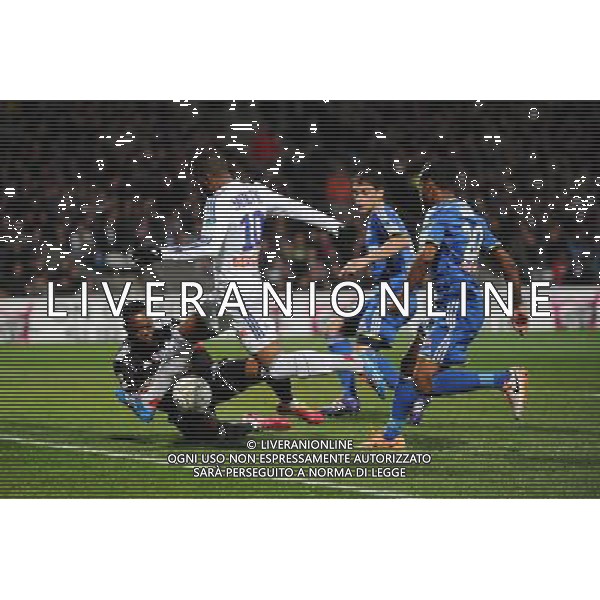 Alexandre LACAZETTE - 15.01.2014 - Lyon / Marseille - 1/4Finale Coupe de la Ligue Photo : Jean Paul Thomas / Icon Sport AG ALDO LIVERANI SAS ONLY ITALY