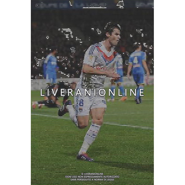 Joie Yoann GOURCUFF - 15.01.2014 - Lyon / Marseille - 1/4Finale Coupe de la Ligue Photo : Jean Paul Thomas / Icon Sport AG ALDO LIVERANI SAS ONLY ITALY