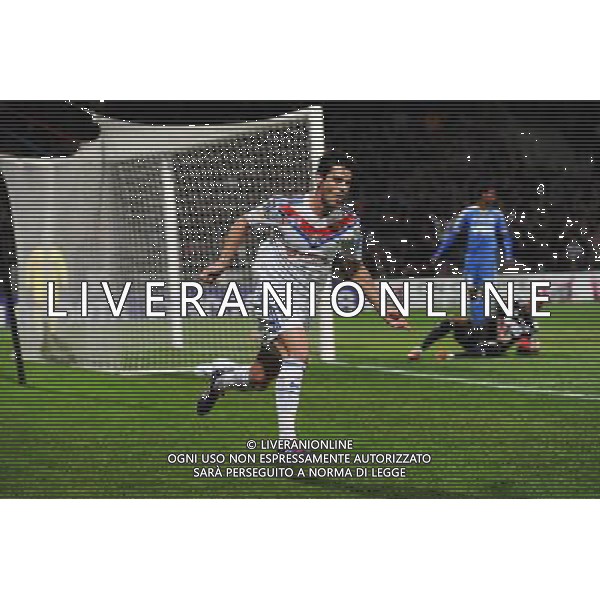 Joie Yoann GOURCUFF - 15.01.2014 - Lyon / Marseille - 1/4Finale Coupe de la Ligue Photo : Jean Paul Thomas / Icon Sport AG ALDO LIVERANI SAS ONLY ITALY