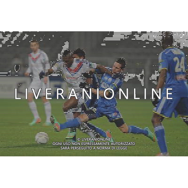 Henri BEDIMO / Florian THAUVIN - 15.01.2014 - Lyon / Marseille - 1/4Finale Coupe de la Ligue Photo : Jean Paul Thomas / Icon Sport AG ALDO LIVERANI SAS ONLY ITALY