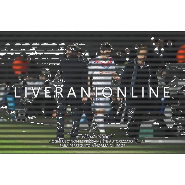 Remi GARDE / Yoann GOURCUFF - 15.01.2014 - Lyon / Marseille - 1/4Finale Coupe de la Ligue Photo : Jean Paul Thomas / Icon Sport AG ALDO LIVERANI SAS ONLY ITALY