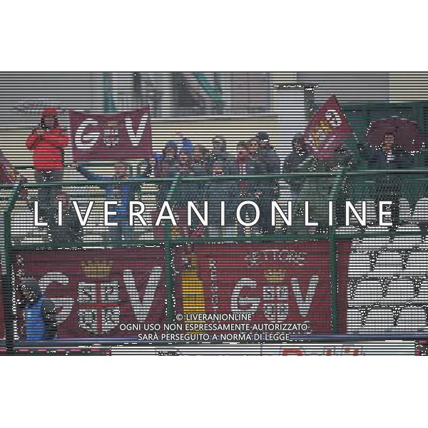 Vercelli 19-01-2014 Stadio Silvio Piola Campionato Lega PRO Prima Divisione girone A - 18å¡ giornata Pro Vercelli - Reggiana nella foto tifosi Reggiana foto Roberto Garavaglia - ag. Aldo Liverani sas