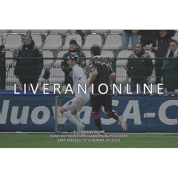 Vercelli 19-01-2014 Stadio Silvio Piola Campionato Lega PRO Prima Divisione girone A - 18å¡ giornata Pro Vercelli - Reggiana nella foto Rampi ha giocato qualche minuto senza numero sulla maglia dopo che gli si e\' staccato foto Roberto Garavaglia - ag. Aldo Liverani sas