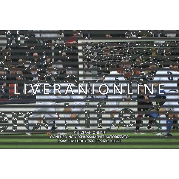 Vercelli 19-01-2014 Stadio Silvio Piola Campionato Lega PRO Prima Divisione girone A - 18å¡ giornata Pro Vercelli - Reggiana nella foto Ardizzone segna 1 a 0 Pro Vercelli foto Roberto Garavaglia - ag. Aldo Liverani sas