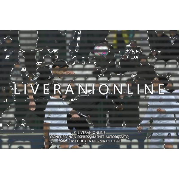 Vercelli 19-01-2014 Stadio Silvio Piola Campionato Lega PRO Prima Divisione girone A - 18å¡ giornata Pro Vercelli - Reggiana nella foto colpo di testa Anastasi foto Roberto Garavaglia - ag. Aldo Liverani sas