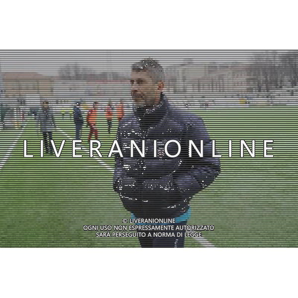 Vercelli 19-01-2014 Stadio Silvio Piola Campionato Lega PRO Prima Divisione girone A - 18Â° giornata Pro Vercelli - Reggiana nella foto Cristiano Scazzola allenatore della Pro Vercelli foto Roberto Garavaglia - ag. Aldo Liverani sas