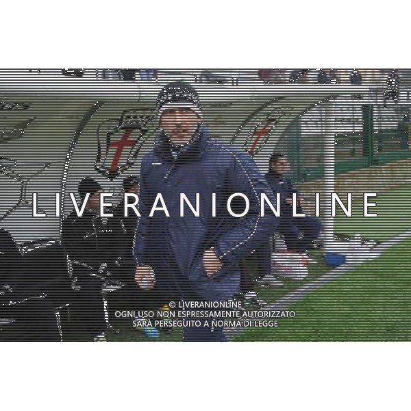 Vercelli 19-01-2014 Stadio Silvio Piola Campionato Lega PRO Prima Divisione girone A - 18Â° giornata Pro Vercelli - Reggiana nella foto Cristiano Scazzola allenatore della Pro Vercelli foto Roberto Garavaglia - ag. Aldo Liverani sas