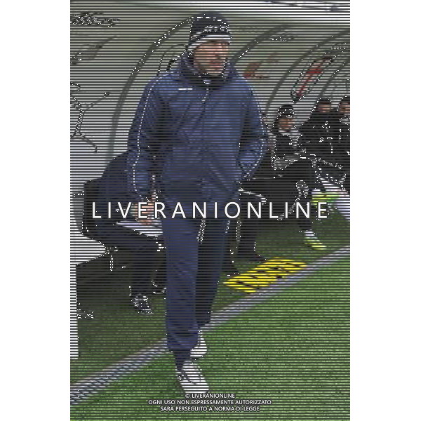 Vercelli 19-01-2014 Stadio Silvio Piola Campionato Lega PRO Prima Divisione girone A - 18Â° giornata Pro Vercelli - Reggiana nella foto Cristiano Scazzola allenatore della Pro Vercelli foto Roberto Garavaglia - ag. Aldo Liverani sas