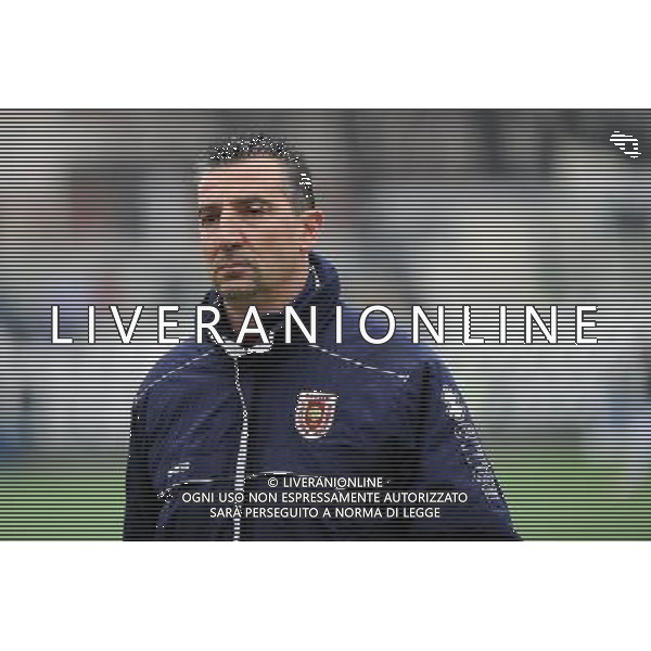 Vercelli 19-01-2014 Stadio Silvio Piola Campionato Lega PRO Prima Divisione girone A - 18Â° giornata Pro Vercelli - Reggiana nella foto Pier Francesco Battistini allenatore della Reggiana foto Roberto Garavaglia - ag. Aldo Liverani sas